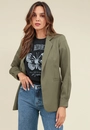 Blazer Alfaiataria Manga Longa