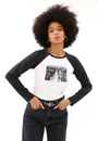 Cropped Cotton Manga Longa City