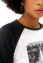 Cropped Cotton Manga Longa City