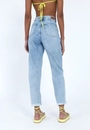 Calça Jeans Mom Abertura Lateral