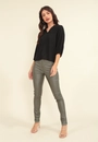 Calça Skinny Bengaline Resinado
