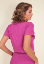 Camisa Malha Texturizada Manga Curta Bolso