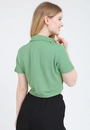 Camisa Malha Texturizada Manga Curta Bolso