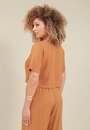 Blusa Viscose Twill Manga Curta