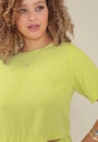 Blusa Viscose Twill Manga Curta
