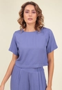 Blusa Viscose Twill Manga Curta