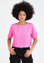 Blusa Viscose Twill Manga Curta