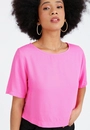 Blusa Viscose Twill Manga Curta