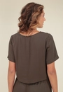 Blusa Viscose Twill Manga Curta