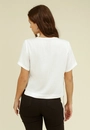 Blusa Viscolinho Manga Curta Viés