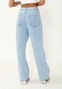Calça Jeans Reta Azul Claro