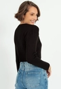 Cardigan Tricô Com Top