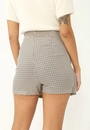 Short Saia Crepe Xadrez