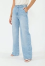 Calça Jeans Wide Leg Azul Claro