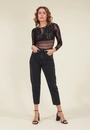 Calça Jeans Mom Black
