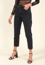 Calça Jeans Mom Black