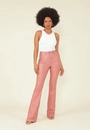 Calça Flare Resinado
