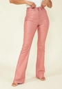 Calça Flare Resinado