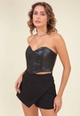 Short Saia Crepe Transpasse