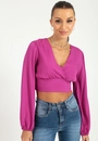Cropped Viscolinho Slub Transpasse