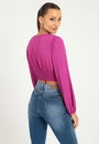 Cropped Viscolinho Slub Transpasse