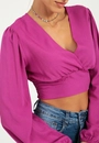 Cropped Viscolinho Slub Transpasse