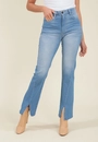 Calça Jeans Lycra Abertura Frontal