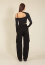 Calça Sarja Bolso Cargo