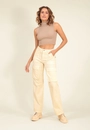 Calça Sarja Bolso Cargo