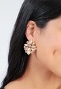 Brinco Metal Zirconia Color Gota