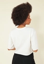 Blusa Cropped Meia Malha Paris