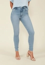 Calça Skinny Jeans Cintura Alta