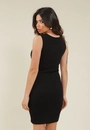 Vestido Ribana Sem Manga Abertura Decote