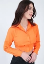 Camisa Cropped Tricoline Manga Longa