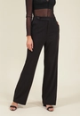 Calça Crepe Wide Leg Cós Transpasse