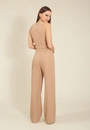 Calça Crepe Wide Leg Cós Transpasse