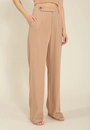 Calça Crepe Wide Leg Cós Transpasse