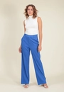 Calça Crepe Wide Leg Cós Transpasse