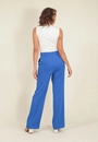 Calça Crepe Wide Leg Cós Transpasse