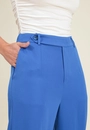 Calça Crepe Wide Leg Cós Transpasse