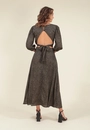 Saia Midi Viscose Animal Print