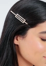 Grampo De Cabelo Quadrado Com Strass