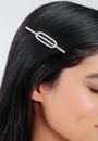 Grampo De Cabelo Oval Com Strass