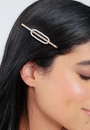 Grampo De Cabelo Oval Com Strass