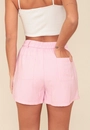 Short Em Alfaiataria Com Elástico Costas