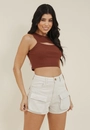 Short Sarja Bolso Cargo