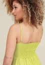 Vestido Midi Em Viscose Com Alça Recorte E Bolso