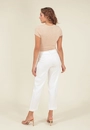 Calça Cenoura Alfaiataria Em Viscose Twill Com Pregas