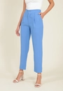 Calça Cenoura Alfaiataria Em Viscose Twill Com Pregas