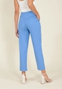Calça Cenoura Alfaiataria Em Viscose Twill Com Pregas